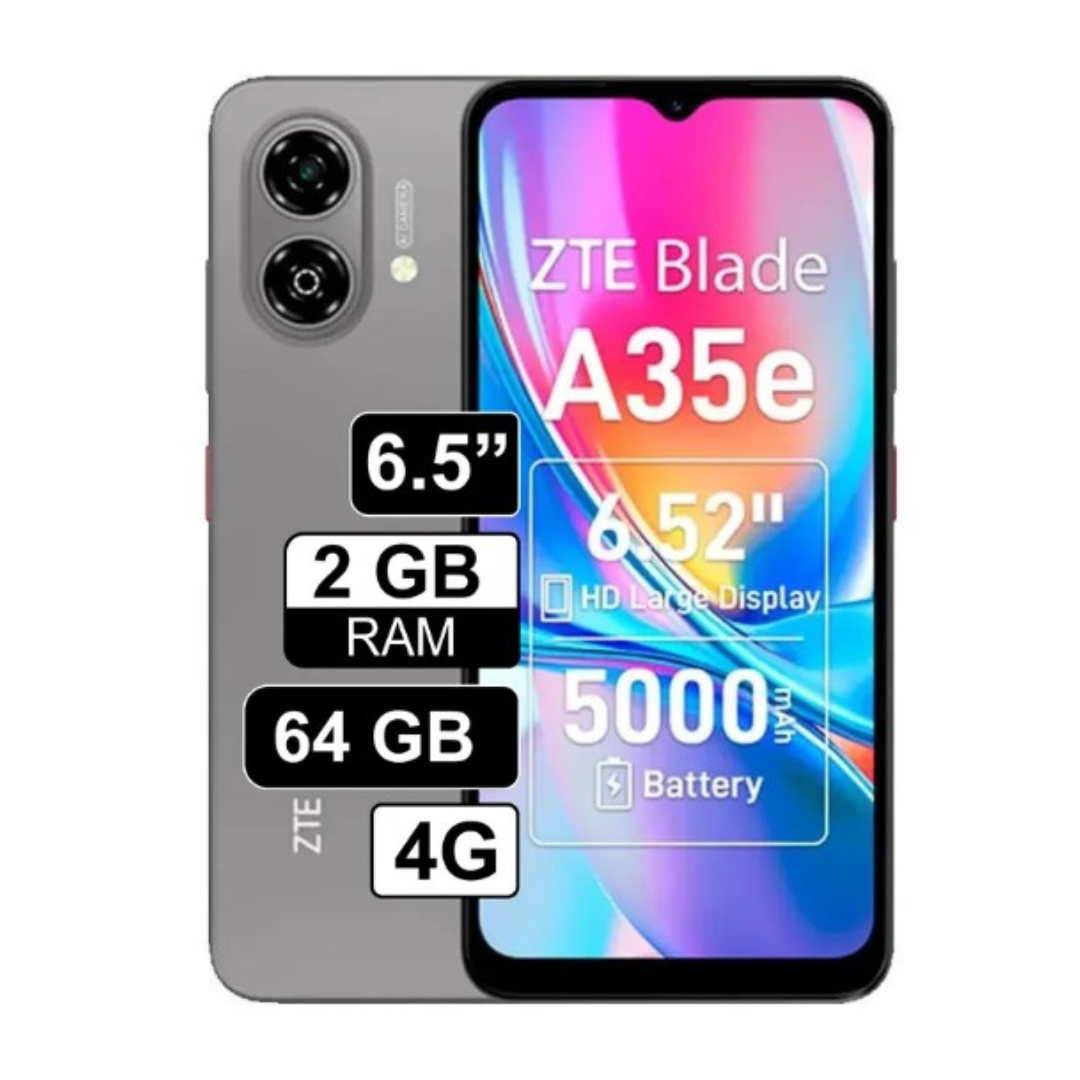ZTE A35E 2+64GB, 6.52" octa core