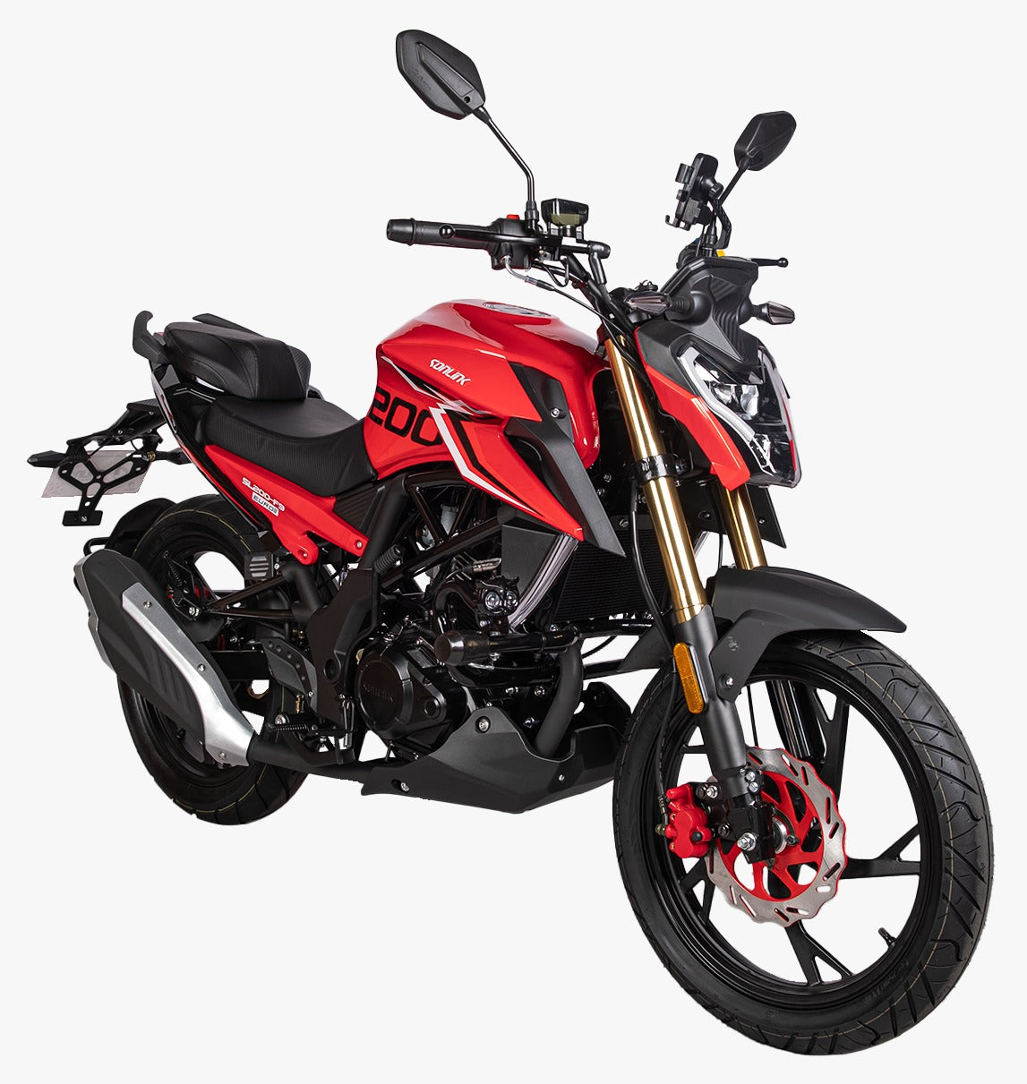 Moto Sonlink Sl200-f9, 200cc, 13.6hp Barras Monoshock