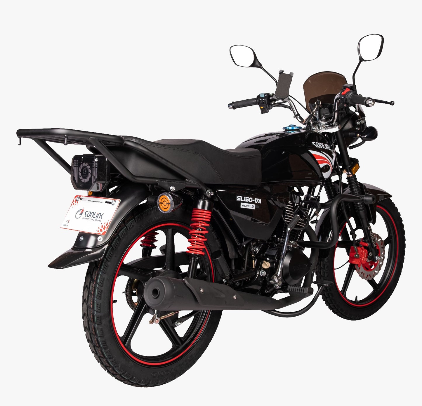 Moto Sonlink Sl150 17a , 150cc,5 Velocidades, eléctrico Pedal, Led