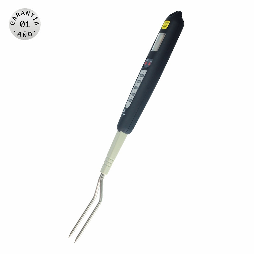 PACK PARRILLERO: Trinche Parrillero Acero Inoxidable + Cepillo Vapor Limpia Parrilla