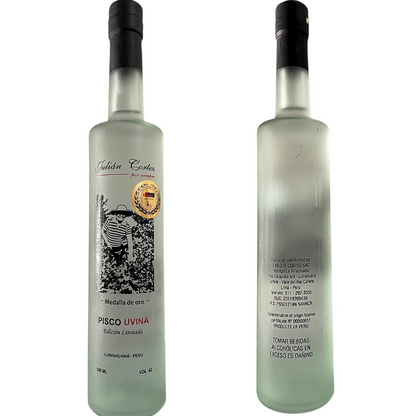 Pisco Julian Cortez Medalla de oro 2019 500ml
