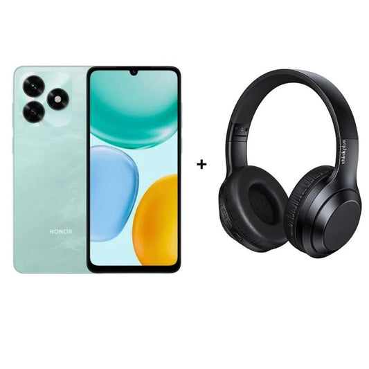 Honor X5c 4gb 128gb Ocean Cyan + Audífonos Lenovo Th10 Negro
