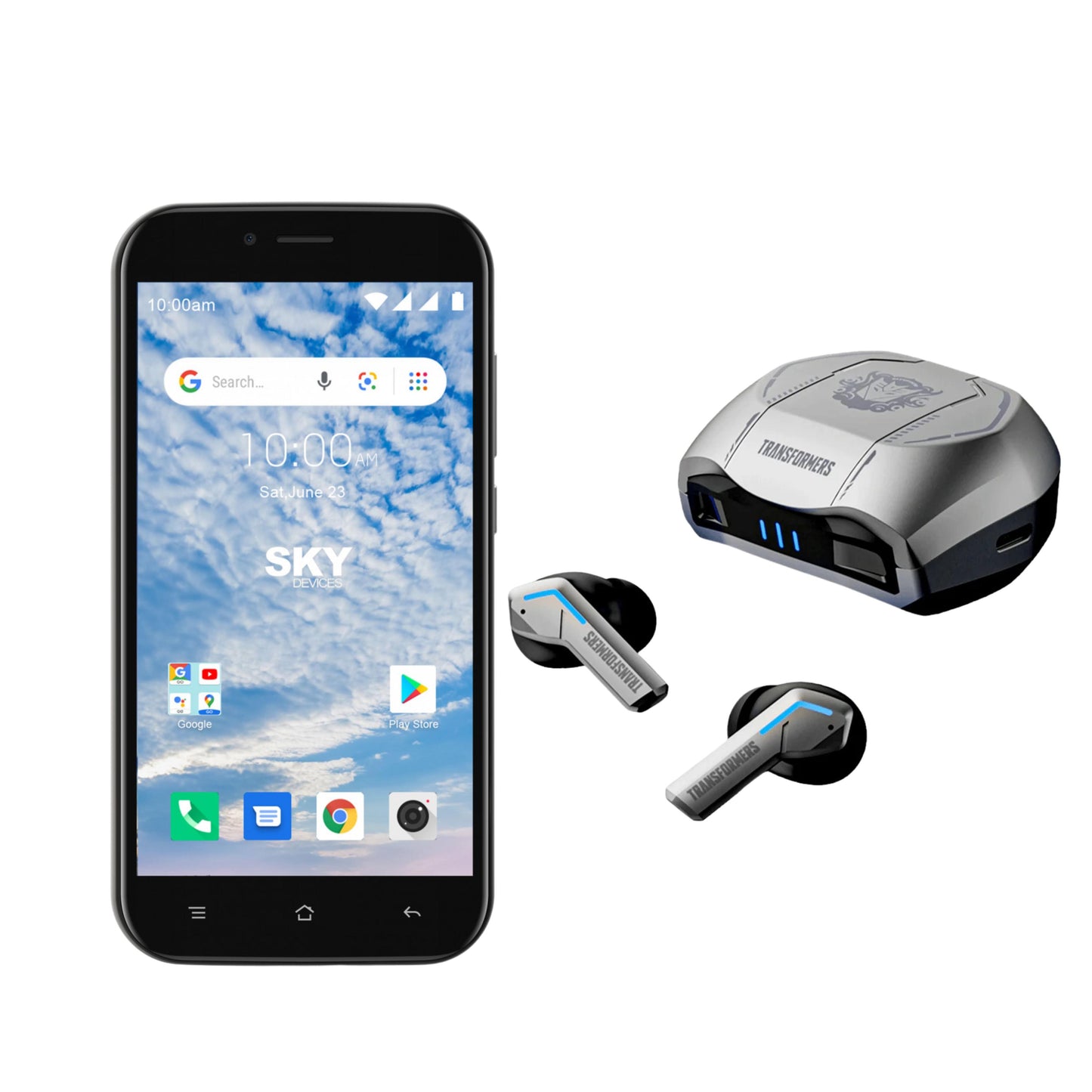 Celular Sky + Audífonos Gamer TF-T06 Transformer