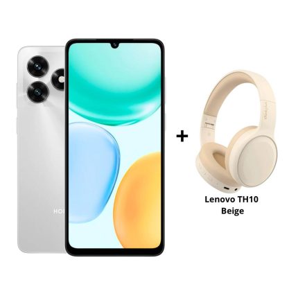 Celular Honor X5c Plus 6gb 256gb Silver + Lenovo Th10 Beige