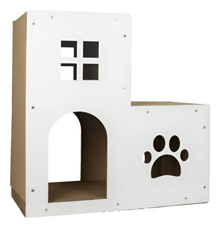 Rascador Casa Gatos Polarita 2 Pisos Rsc045