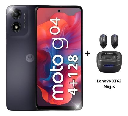 Celular Motorola G04 4+128gb + Audífonos Tws Xt62