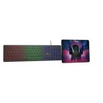 TECLADO + MOUSE+PAD Xtech Hasha Gaming Kybd spa wrd mouse and mouse pad XTK-535S - Imagen 3