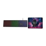 TECLADO + MOUSE+PAD Xtech Hasha Gaming Kybd spa wrd mouse and mouse pad XTK-535S
