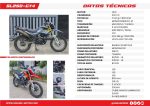 Moto Sonlink Sl250- Gy4, 250cc, 17 Hp, 6 Velocidades Negro O Rojo - Imagen 7