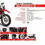 Moto Sonlink Todo Terreno SL200GY-3 200 CC 13.6 HP 5 Vel. - Imagen 3