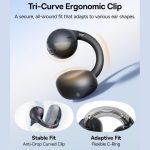 Audifonos inalambricos Baseus BC1 Clip, bateria 38 horas, 4 microfonos, ergonomico, control de grave - Imagen 3