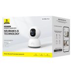 Camara de seguridad indoor Baseus P1 Lite 2K 3MP 360 grados vigilancia IA hasta 256GB Micro SD/FT - Imagen 6
