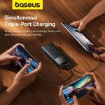 Cargador Baseus powerbank start lord pantalla digital 30000 mAh 30 W carga rapida - Imagen 3