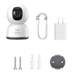 Pack Baseus 2 Cámaras Seguridad Interior 2K con Visión Nocturna y Detección Humana - Imagen 5