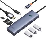 HUB adaptador multifuncional Baseus UltraJoy Series 7 puertos HUB Docking Station - Imagen 2