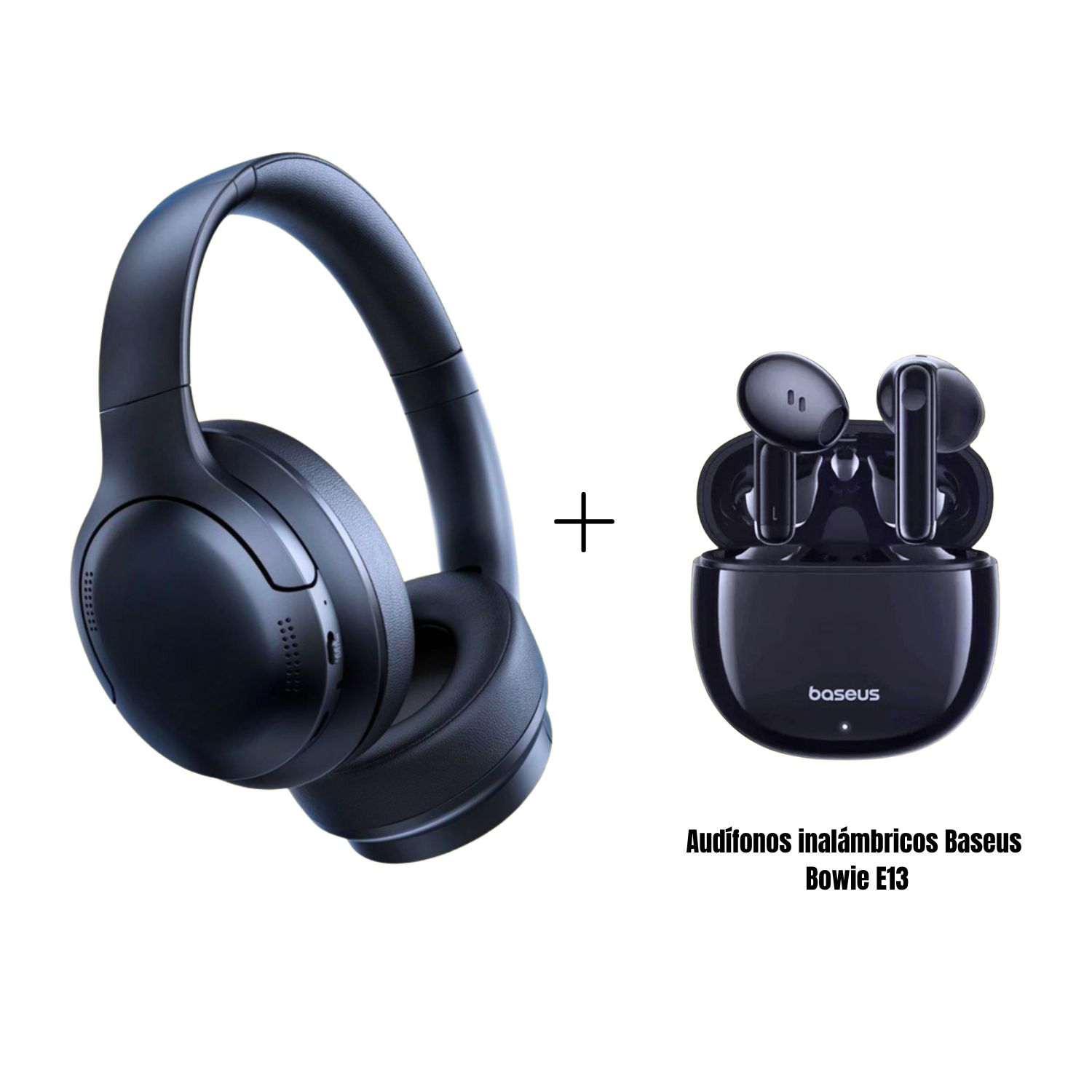BSS-BD-00013 Audífonos inalámbricos Baseus BH1 Lite 80 horas+ Audífonos baseus E13 30 horas - Imagen 1