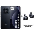 Pack Celular Redmi Note 15 Pro 8GB+256GB Negro + Audífonos Inalámbricos Baseus BC1 Clip