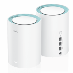 ROUTER REPETIDOR WI-FI 6 CUDY AX1500 2 PACK M1500 MESH COBERTURA 170M²