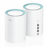 ROUTER REPETIDOR WI-FI 6 CUDY AX1500 2 PACK M1500 MESH COBERTURA 170M²