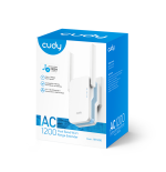 Repetidor Wi-Fi Cudy RE1200 Mesh AC1200 Doble Banda 2 Antenas 5dBi - Imagen 2