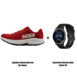 Zapatilla Hoka one + Moto Watch 120