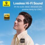 Audifonos inalambricos Baseus BP1 pro cancelacion de ruido,IP55, bateria 55 horas, 6 microfonos IA - Imagen 6