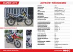 Moto Sonlink Sl250- Gy4, 250cc, 17 Hp, 6 Velocidades Negro O Rojo - Imagen 7