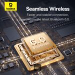 Audifonos inalambricos Baseus BP1 pro cancelacion de ruido,IP55, bateria 55 horas, 6 microfonos IA - Imagen 5