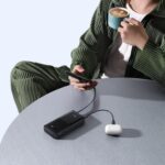 Cargador Baseus powerbank Bipow 2 20000 mah 20W pantalla digital cable tipo c - Imagen 5