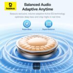 Audifonos inalambricos Baseus BP1 pro cancelacion de ruido,IP55, bateria 55 horas, 6 microfonos IA - Imagen 8