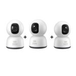 Pack 3 Cámaras de Seguridad Baseus P1 Lite Interior 2K 360° Visión Nocturna