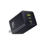 Cargador de pared Baseus EnerFill FE11 100 W 2 USB-C y USB-A negro